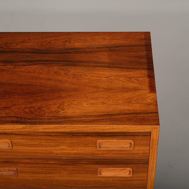 Vintage rosewood chest of drawers by Poul Hundevad for Hundevad & Co, 1960s