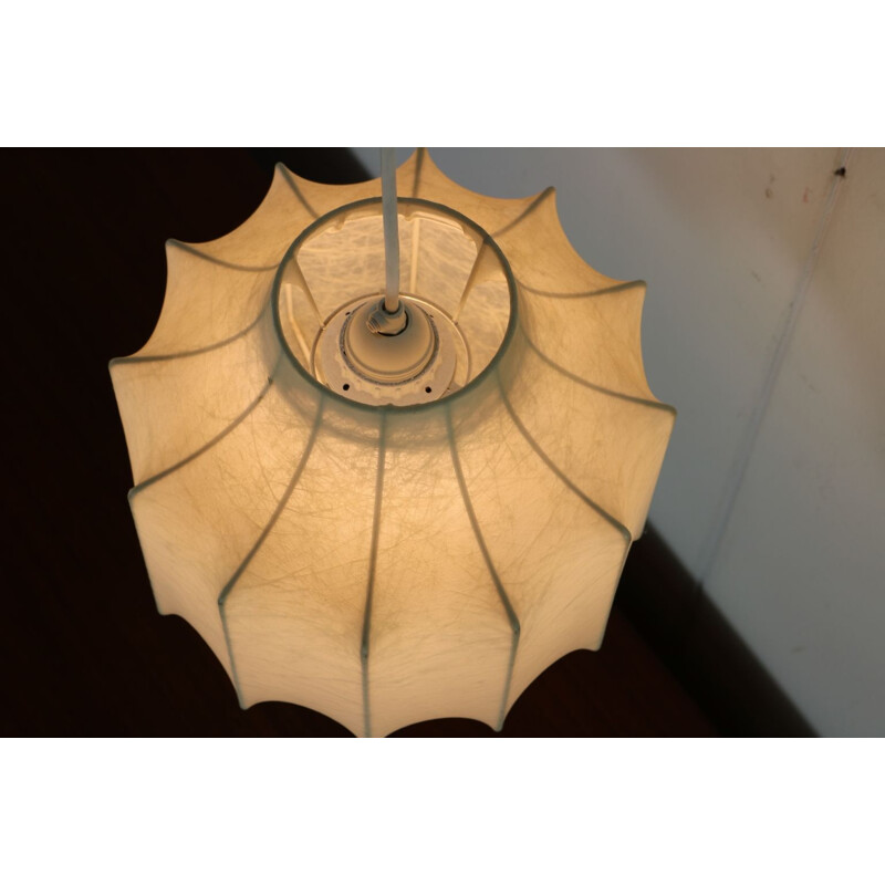 Cocoon vintage hanglamp van Friedel Wauer voor Goldkant Leuchten, 1960