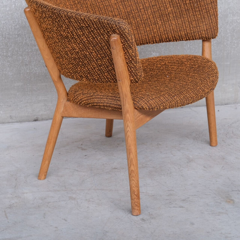 Sillón abierto vintage Nd-83 de Nanna Ditzel para Søren Willadsen, Dinamarca 1950