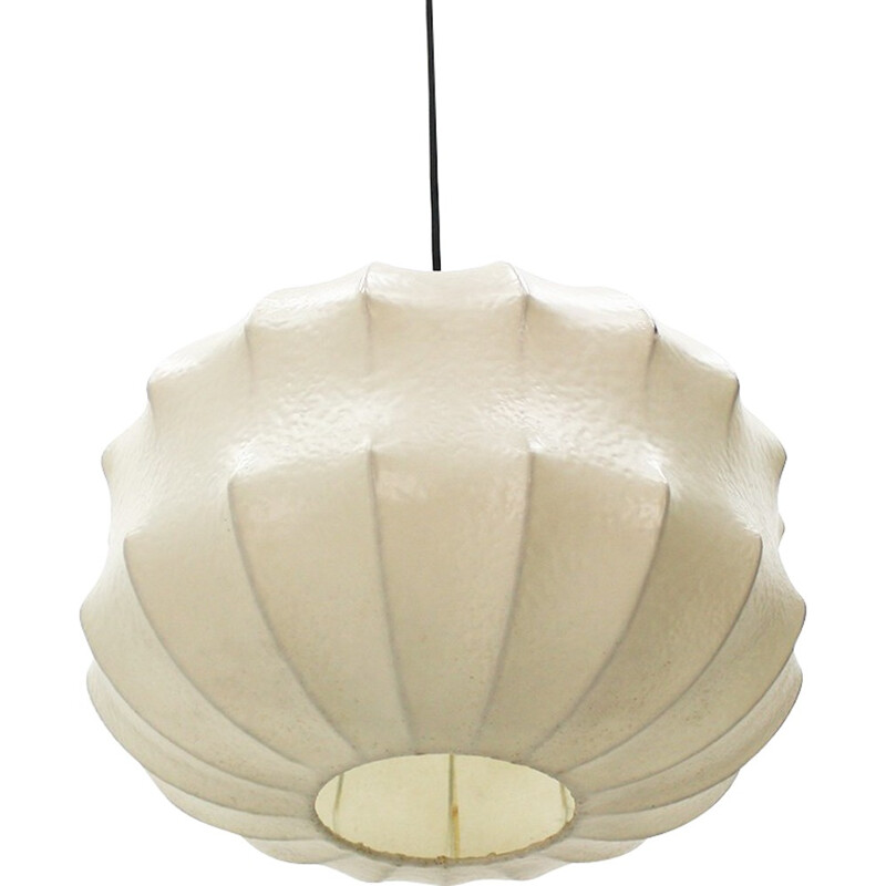 Suspension "Cocoon" vintage blanche - 1960