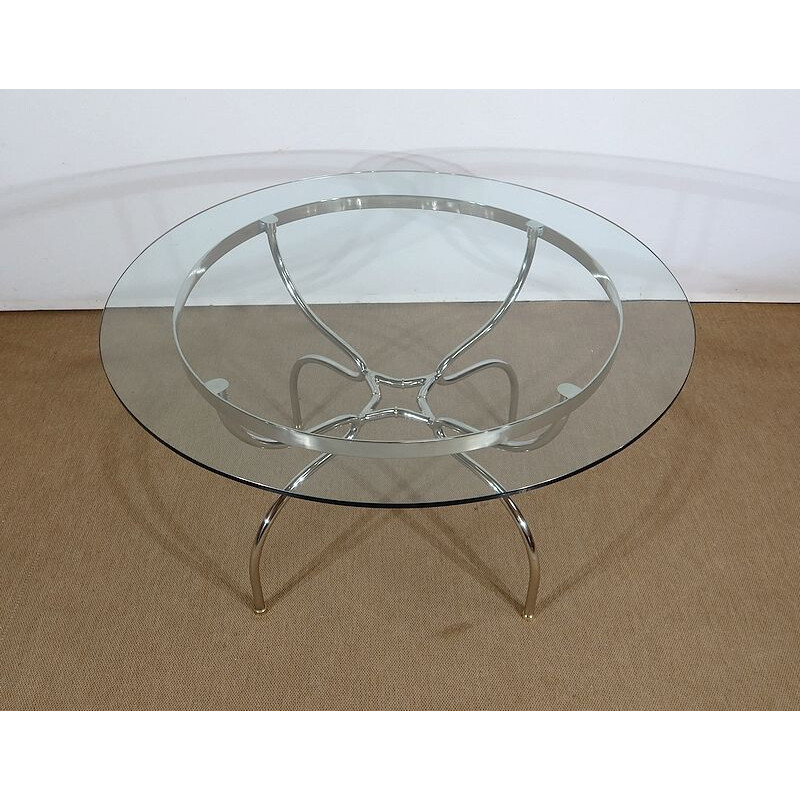 Vintage dining set model Savonarole by Maison Jansen, France 1960