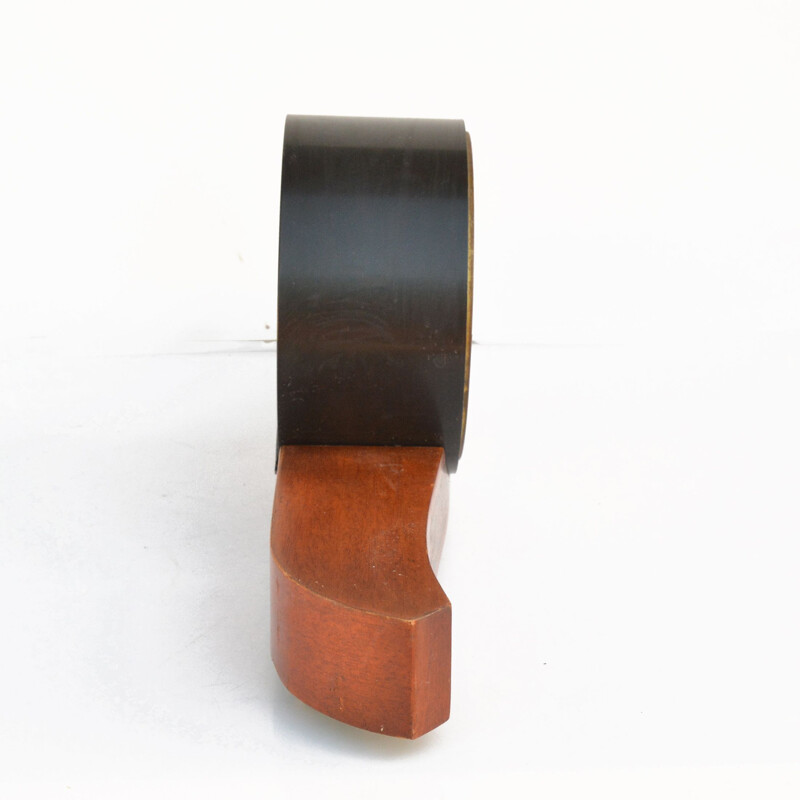 Vintage Jantar houten pendule, 1970