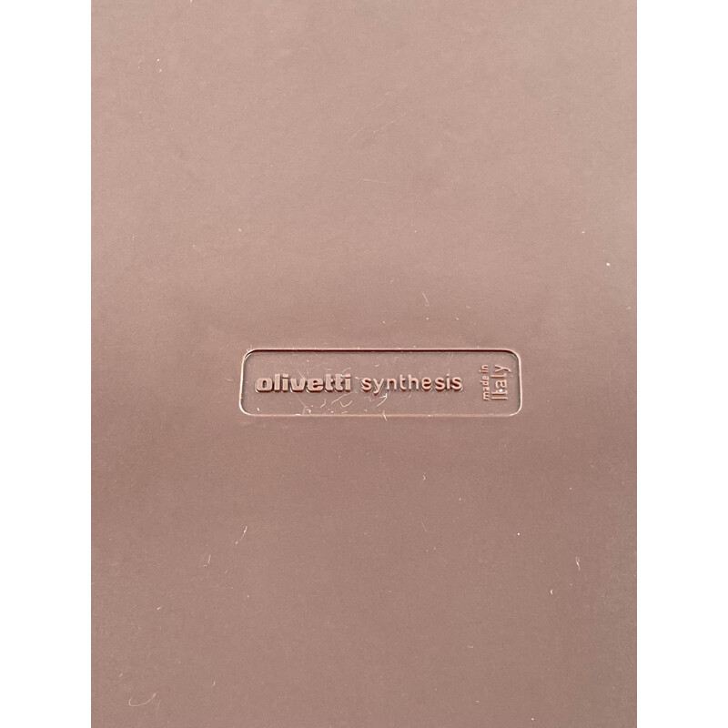 Cendrier vintage brun par Ettore Sottsass pour Olivetti Synthesis