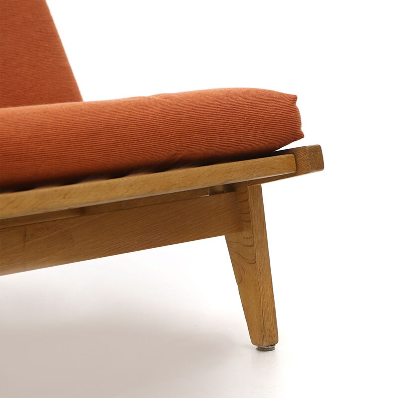 Vintage "Ge-375" oakwood armchair by Hans J. Wegner for Getama, 1960s