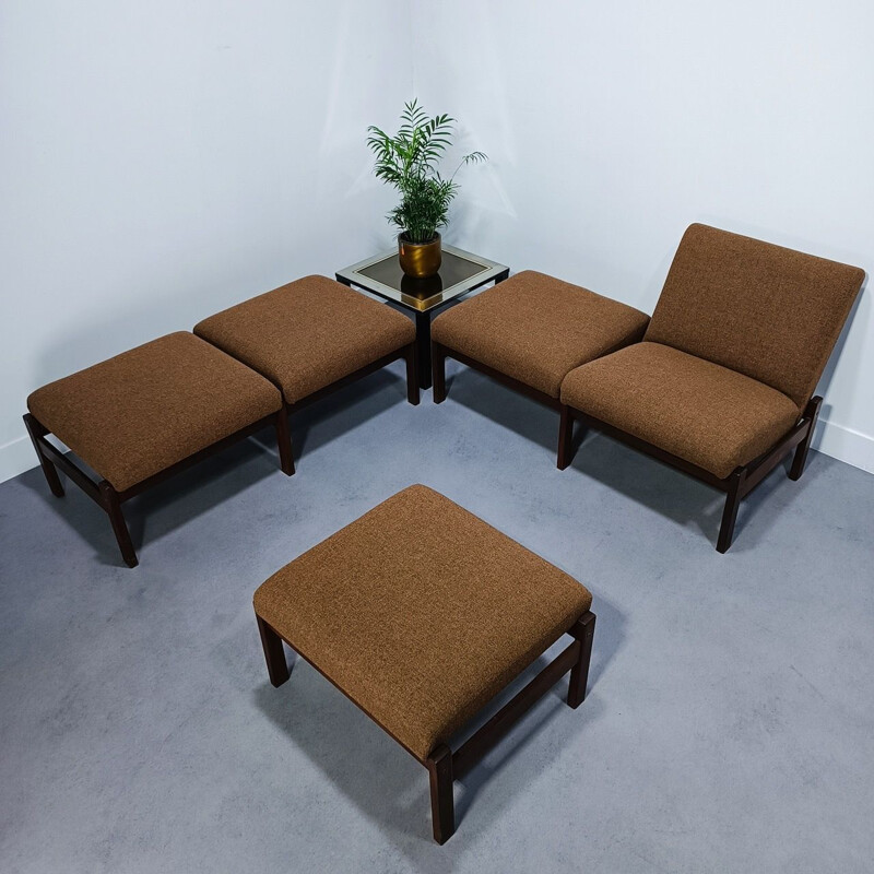 Vintage living room set by Yngve Ekström for Pastoe, Netherlands 1960s