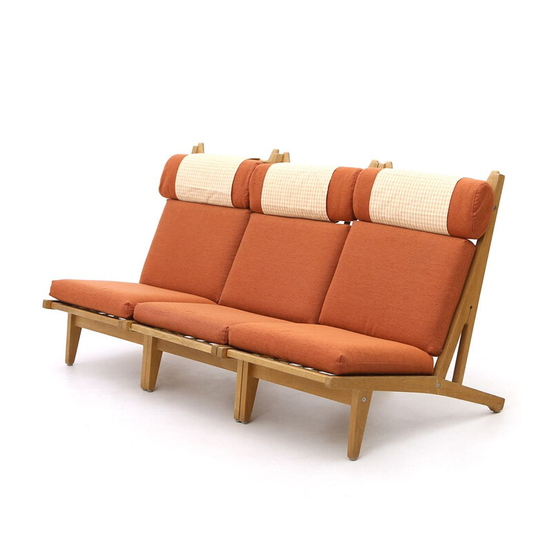 Poltrona vintage "Ge-375" di Hans J. Wegner per Getama, 1960