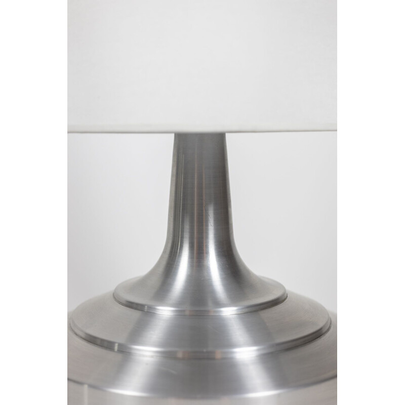 Vintage-Lampe aus gebürstetem Aluminium, 1970
