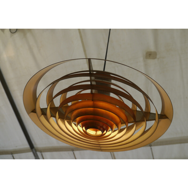 Brass hanging lamp "Langelinie", Poul HENNINGSEN - 1960s