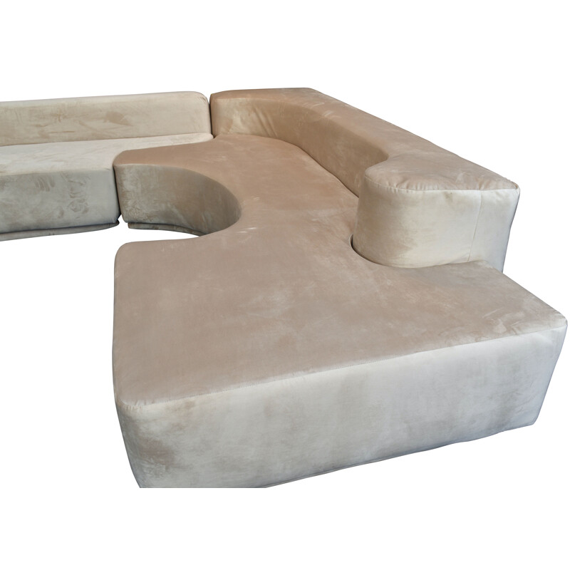 Vintage Lara sofa by Noti Massari, Roberto Pamio and Renato Toso for Stilwood, Italy 1968