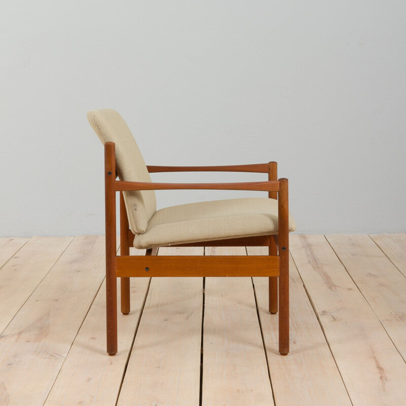 Vintage teakhouten fauteuil van Kai Kristiansen, Denemarken 1960