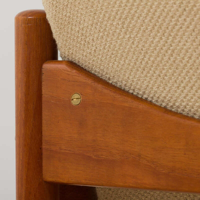 Vintage teak armchair by Kai Kristiansen, Denmark 1960s