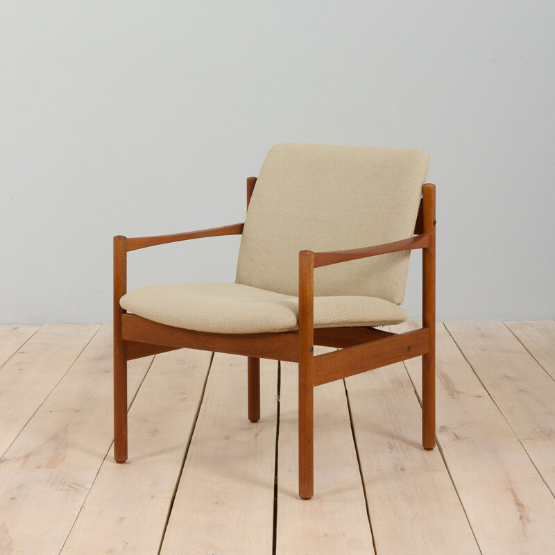 Vintage teak armchair by Kai Kristiansen, Denmark 1960s