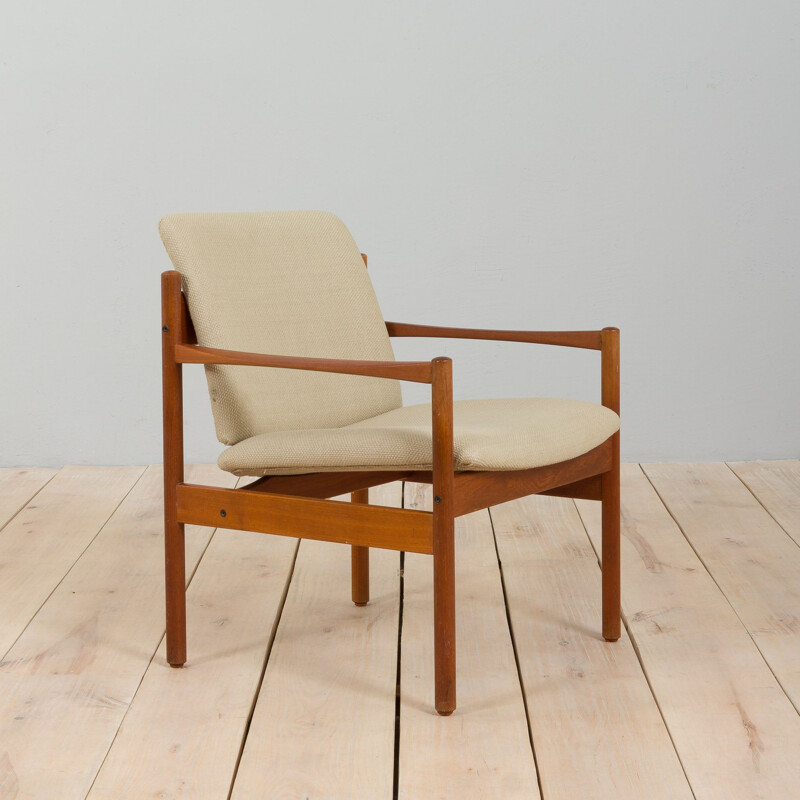 Vintage teakhouten fauteuil van Kai Kristiansen, Denemarken 1960