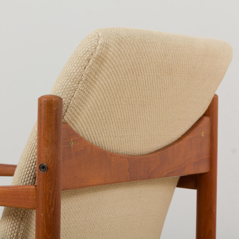 Vintage teak armchair by Kai Kristiansen, Denmark 1960s