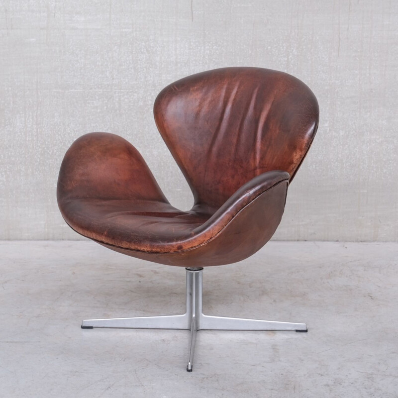 Vintage "3320" armchair by Arne Jacobsen for Fritz Hansen, 1960s