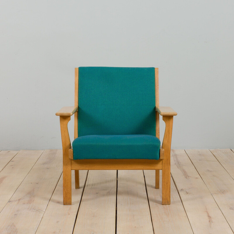 Vintage-Sessel "Ge 181" aus Eiche von Hans Wegner, Dänemark 1970