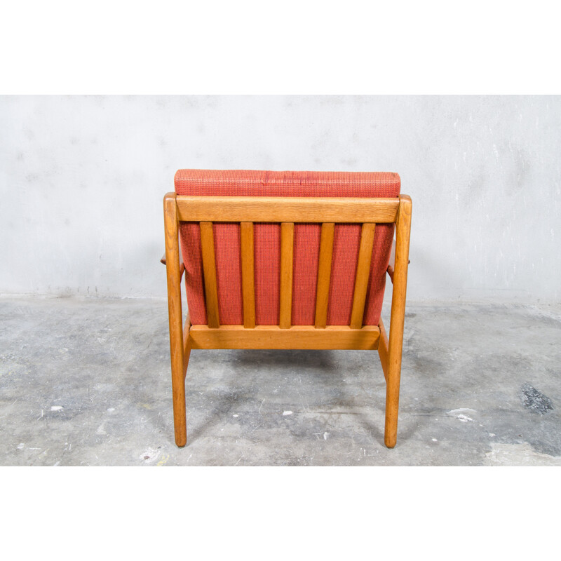 Dutch Bovenkamp easy chair in oak and teak, Aksel BENDER MADSEN - 1960s