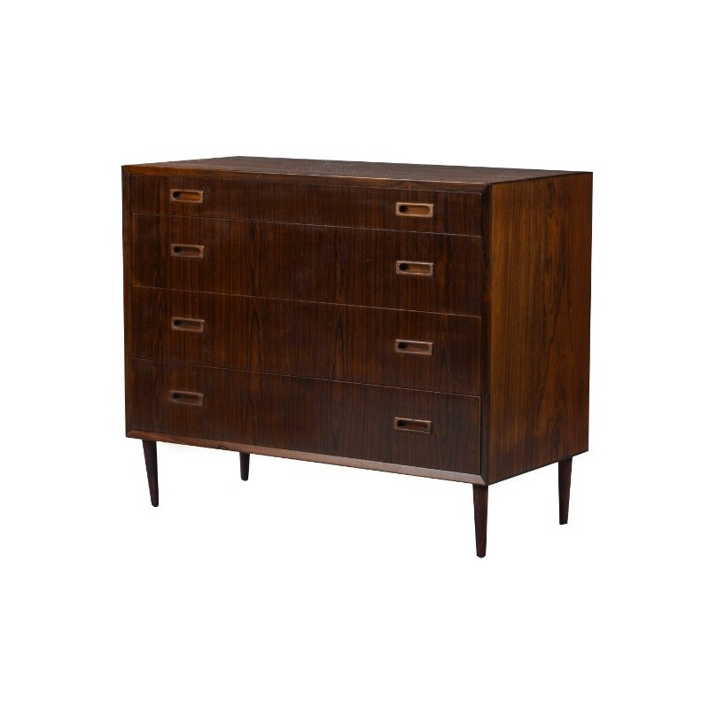 Rosewood chest of drawers with drawers - 1960s