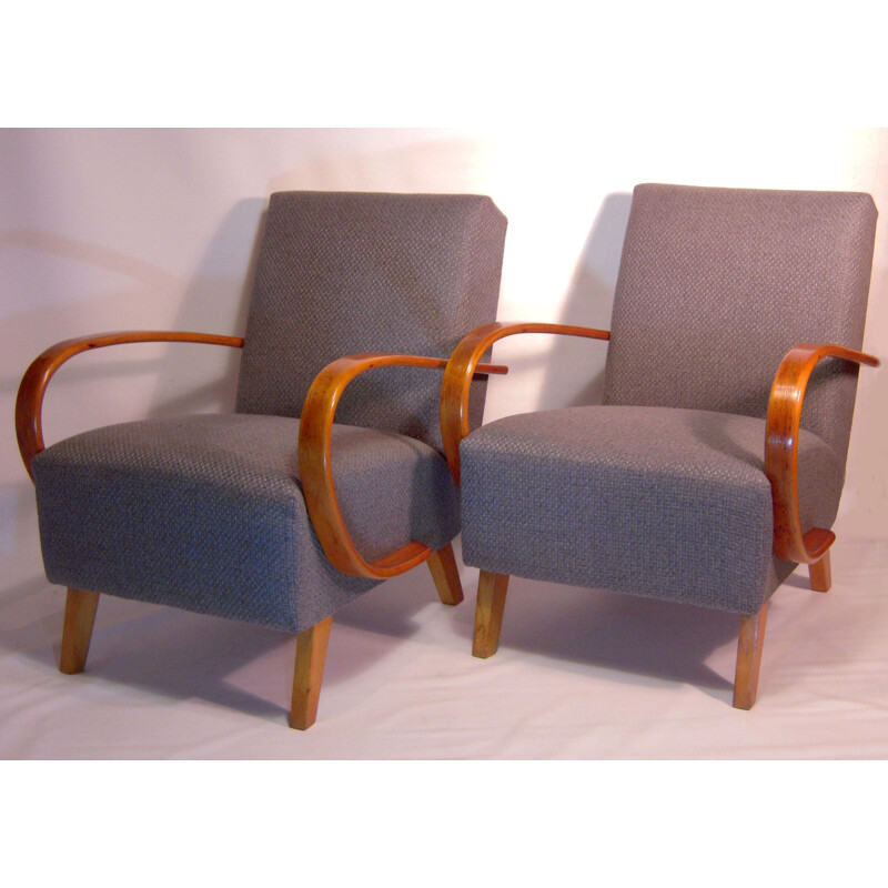 Thonet pair of club armchairs, Jindrich HALABALA - 1930s