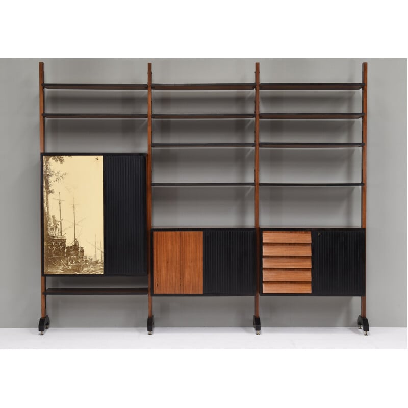 Vintage wall unit by Vittorio Dassi for Mobili Cantù, Italy 1960