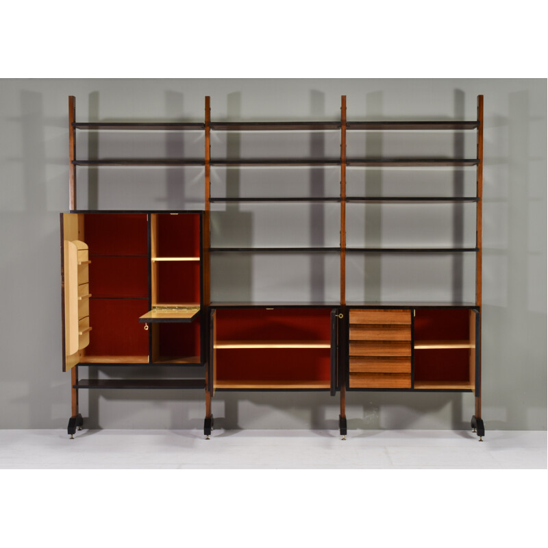 Vintage wall unit by Vittorio Dassi for Mobili Cantù, Italy 1960