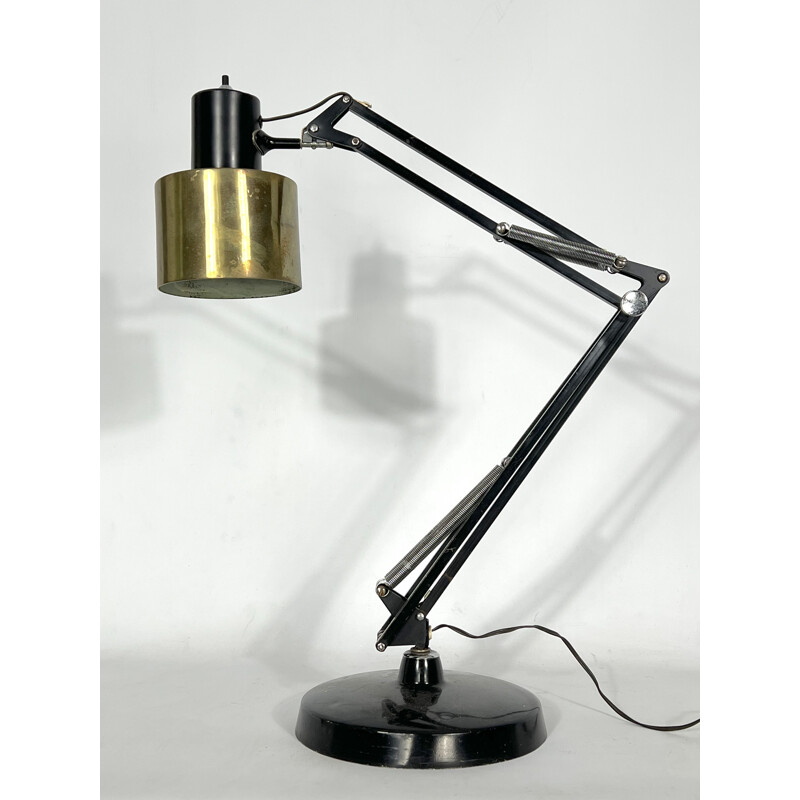 Lámpara de mesa vintage de Jac Jacobsen para Luxo, Noruega 1950