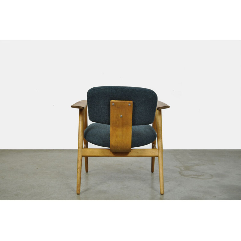 Paar vintage FT14 berkenhouten fauteuils van Cees Braakman voor Pastoe, 1955