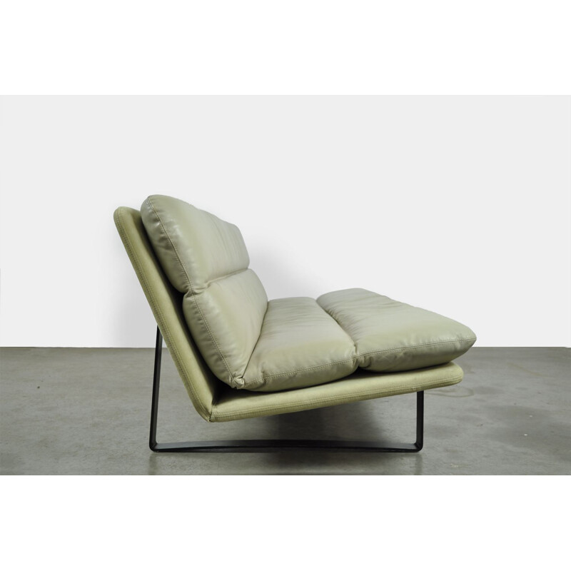 Vintage-Sofa C683 in Leder von Kho Liang Ie für Artifort, 1960