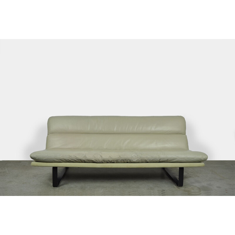 Vintage C683 sofá de couro por Kho Liang Ie para Artifort, 1960