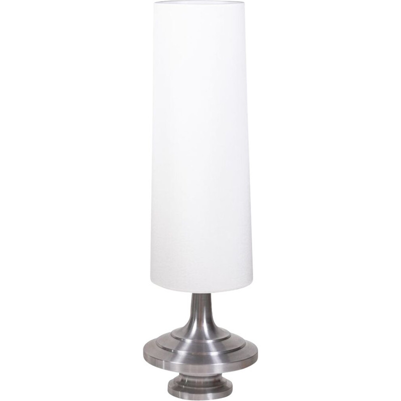 Vintage-Lampe aus gebürstetem Aluminium, 1970
