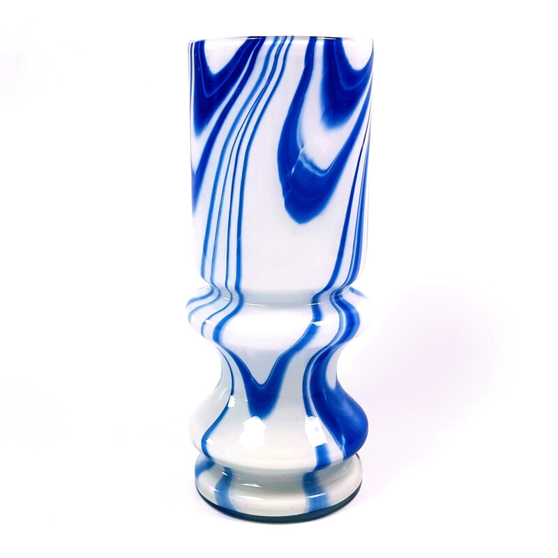 Vintage Pop Art Murano glass vase by Carlo Moretti, Italy 1970s