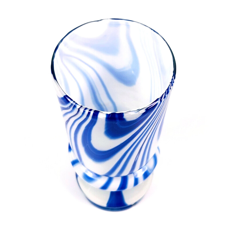 Vase vintage en verre de Murano Pop Art par Carlo Moretti, Italie 1970
