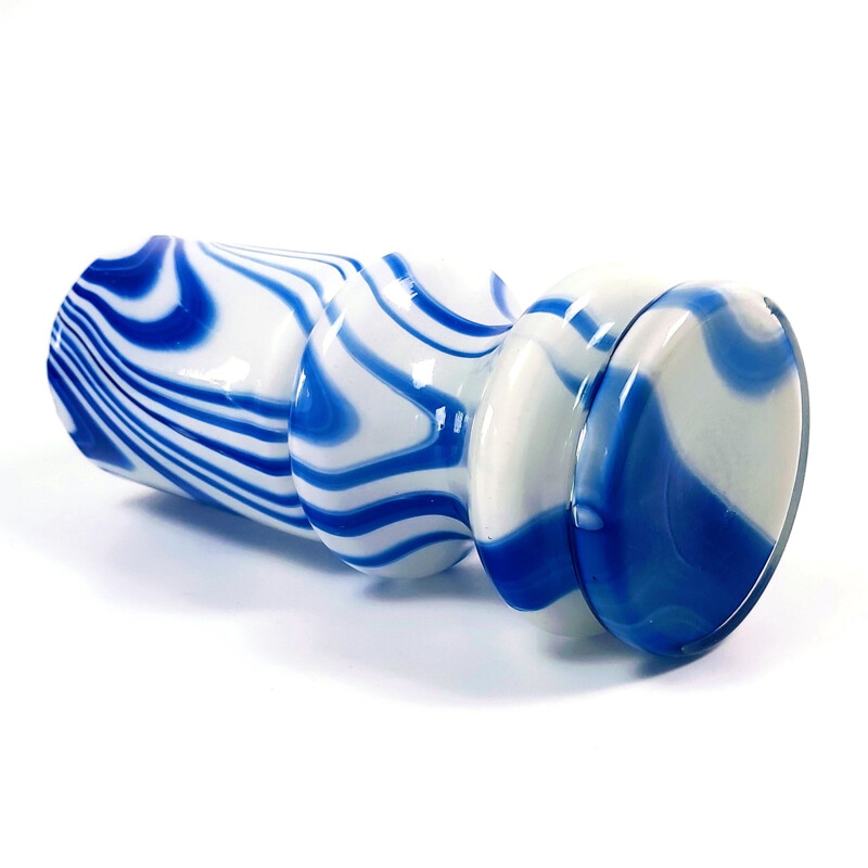 Vintage Pop Art Murano glass vase by Carlo Moretti, Italy 1970s