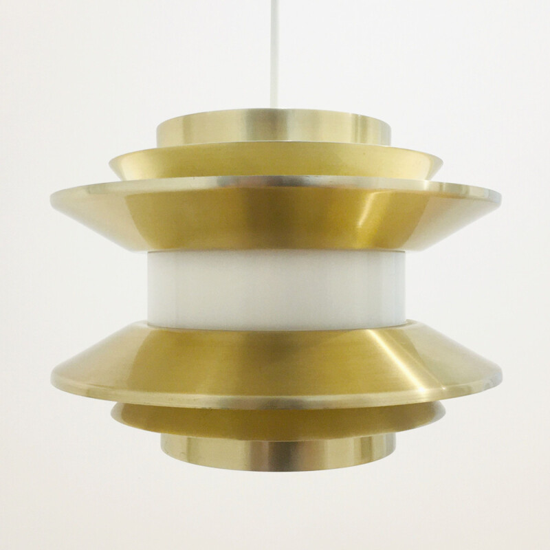 Vintage Trava pendant by Carl Thore for Granhaga, Sweden 1970