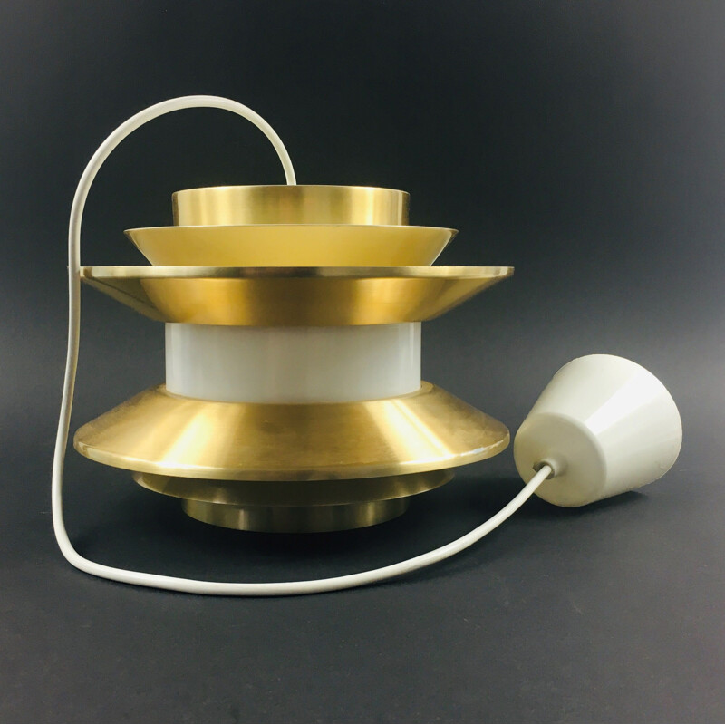 Vintage Trava pendant by Carl Thore for Granhaga, Sweden 1970