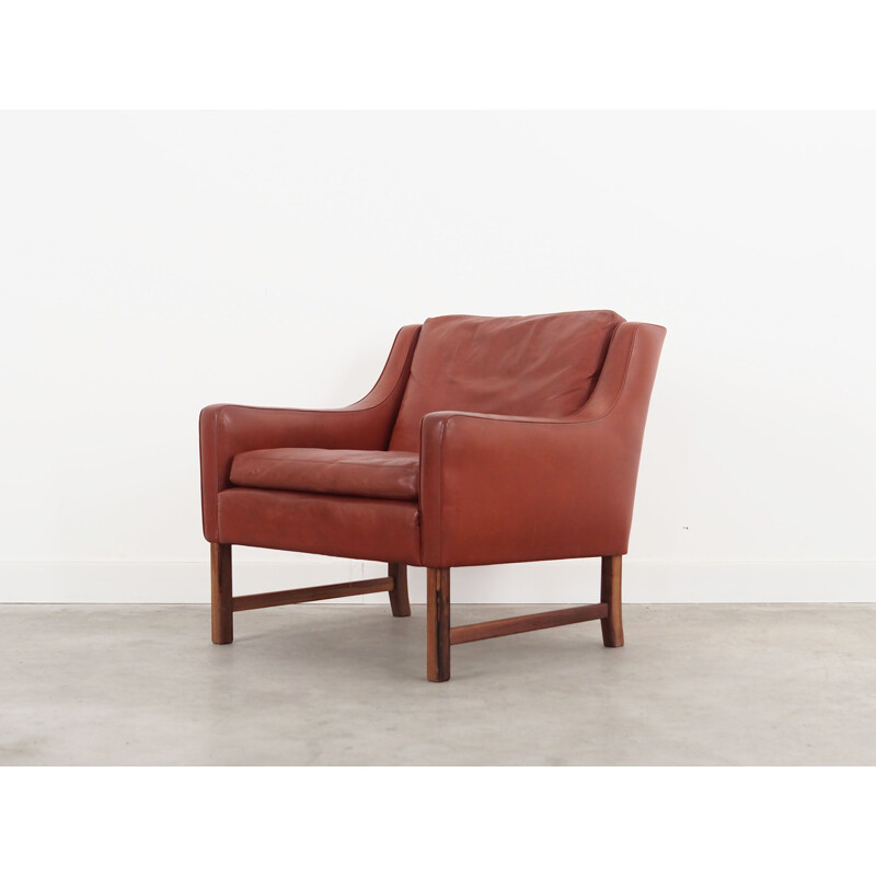 Rosewood vintage Scandinavian armchair by Fredrik Kayser for Vatne Møbler, 1960s