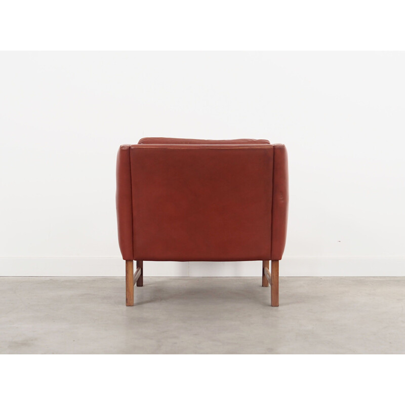 Scandinavische vintage rozenhouten fauteuil van Fredrik Kayser voor Vatne Møbler, 1960