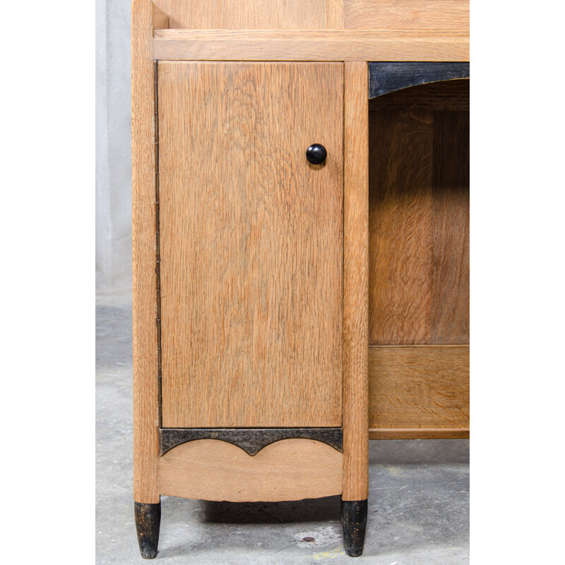 Dutch dressing table in oak with mirror - 1930s