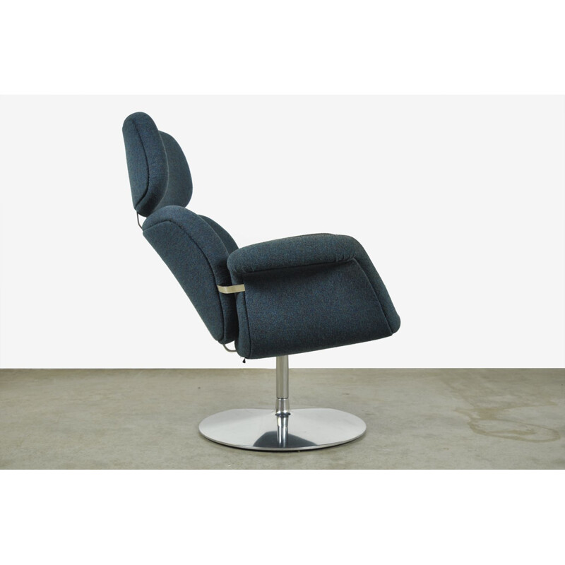 Vintage "big tulip" swivel armchair by Pierre Paulin for Artifort, Netherlands 1980s