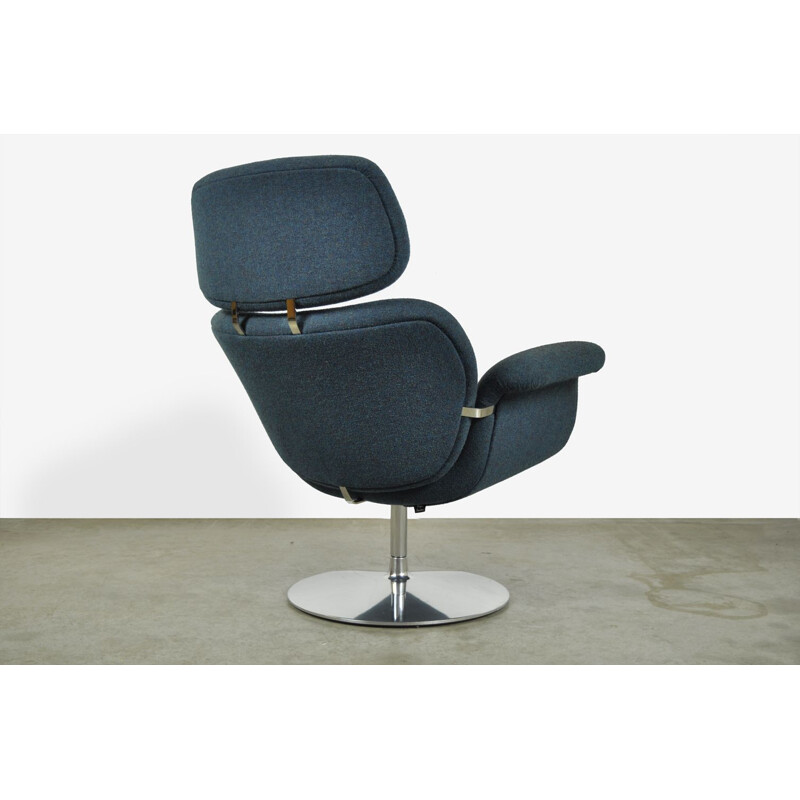 Vintage "big tulip" swivel armchair by Pierre Paulin for Artifort, Netherlands 1980s