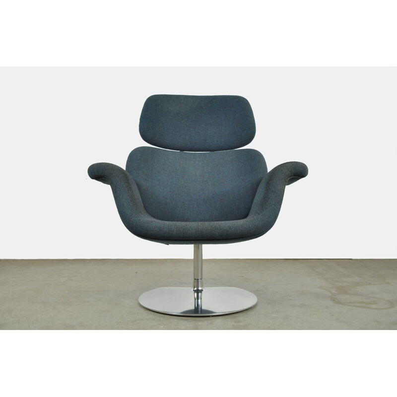 Vintage "big tulip" swivel armchair by Pierre Paulin for Artifort, Netherlands 1980s