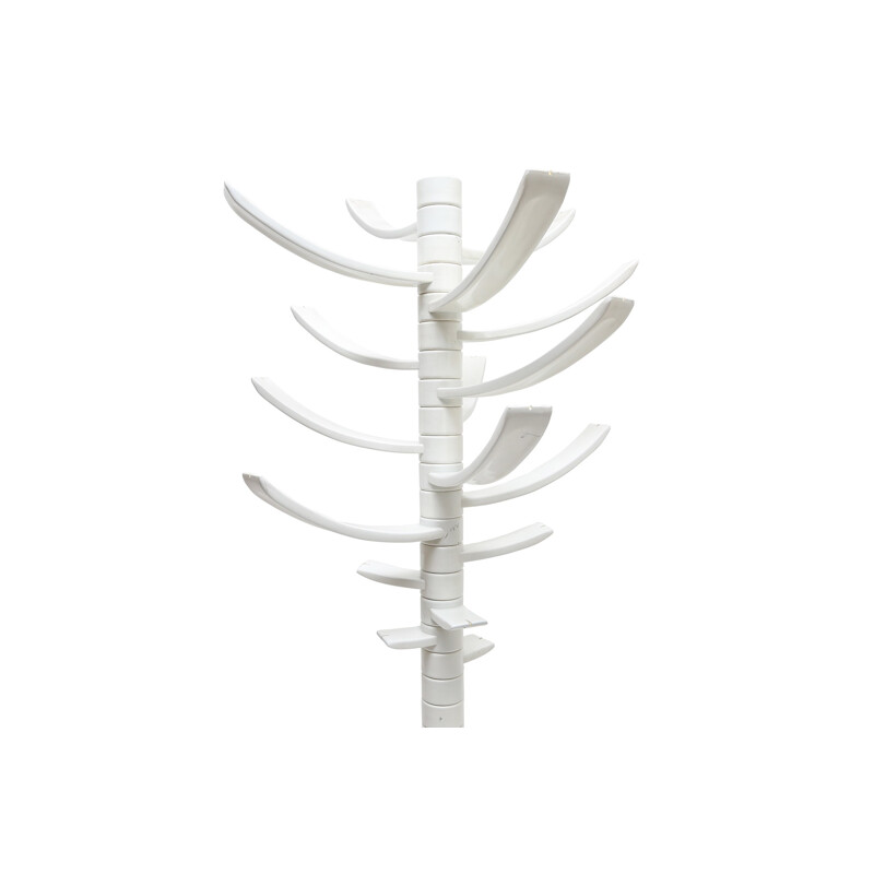 White wood coat stand, Bruce TIPPETT RENNA - 1960s