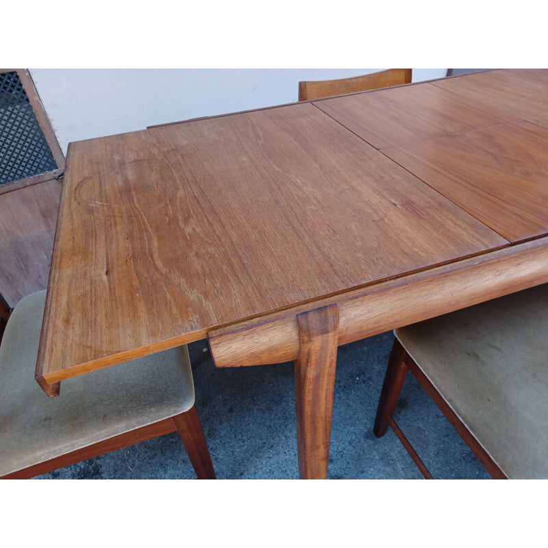 Vintage teak dining set, 1960