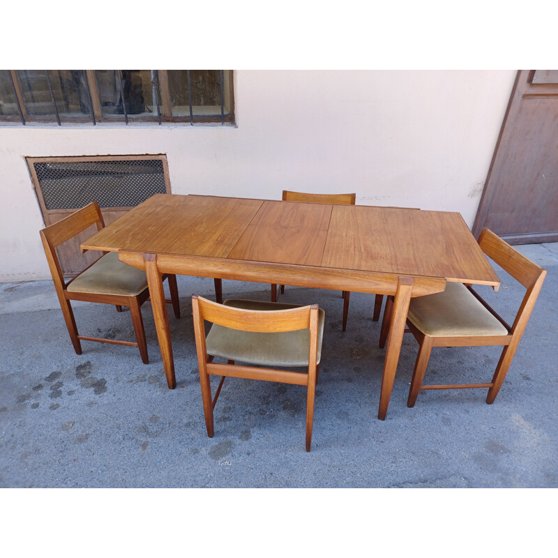 Vintage teak dining set, 1960