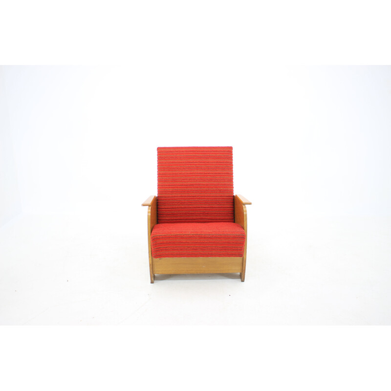 Vintage fauteuil om te bouwen tot dagbed, 1960