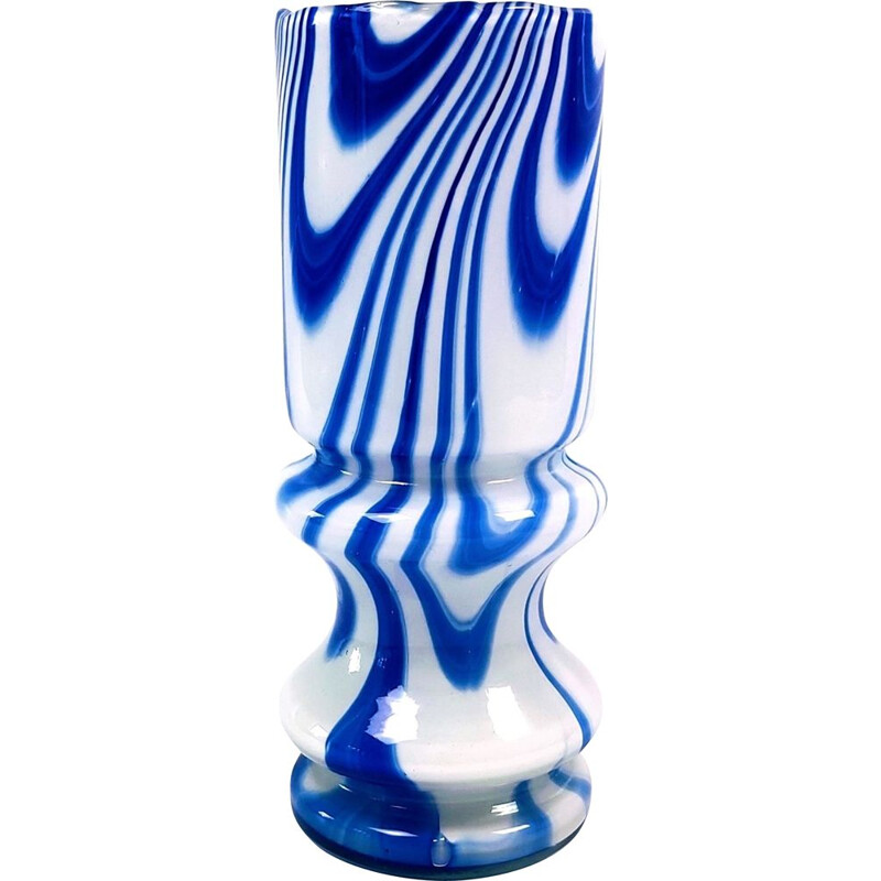 Vintage Pop Art Murano glass vase by Carlo Moretti, Italy 1970s