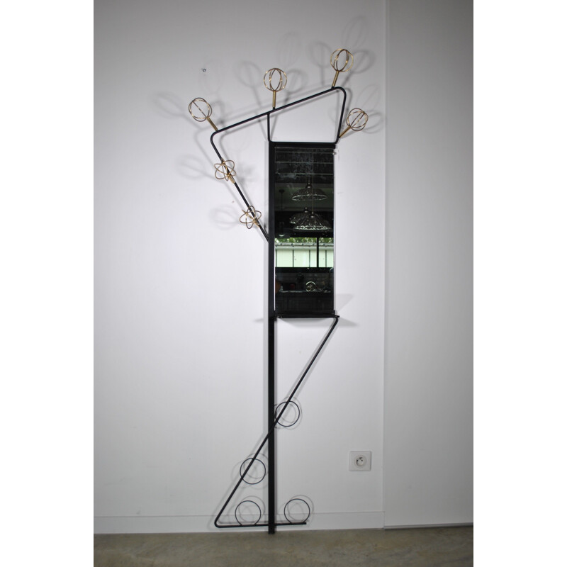 Vintage coat rack by Roger Feraud, 1960