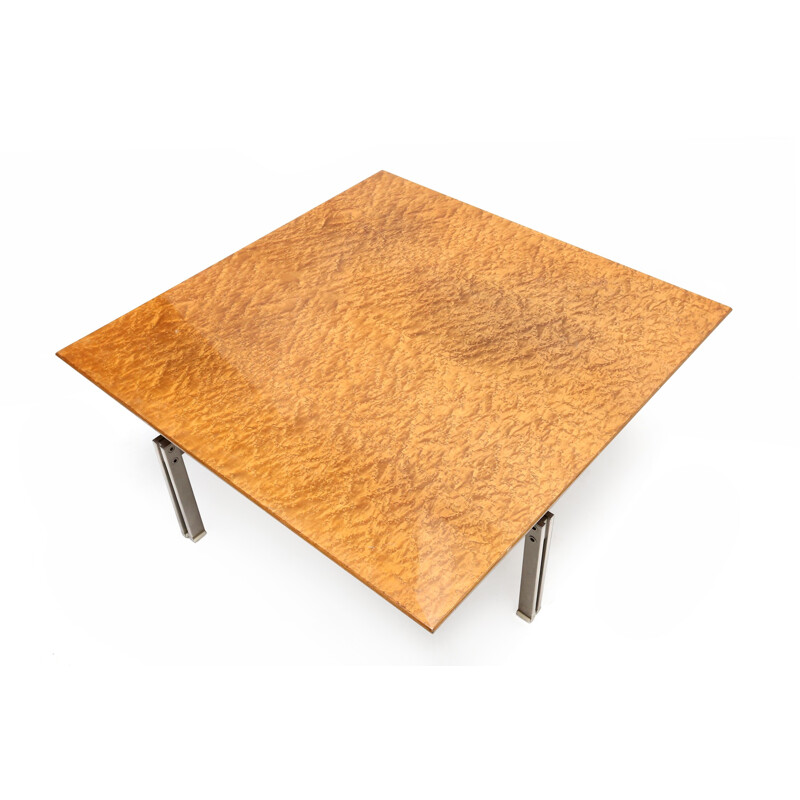 Burl Top Mid-Century Modern Coffee Table - 1960s