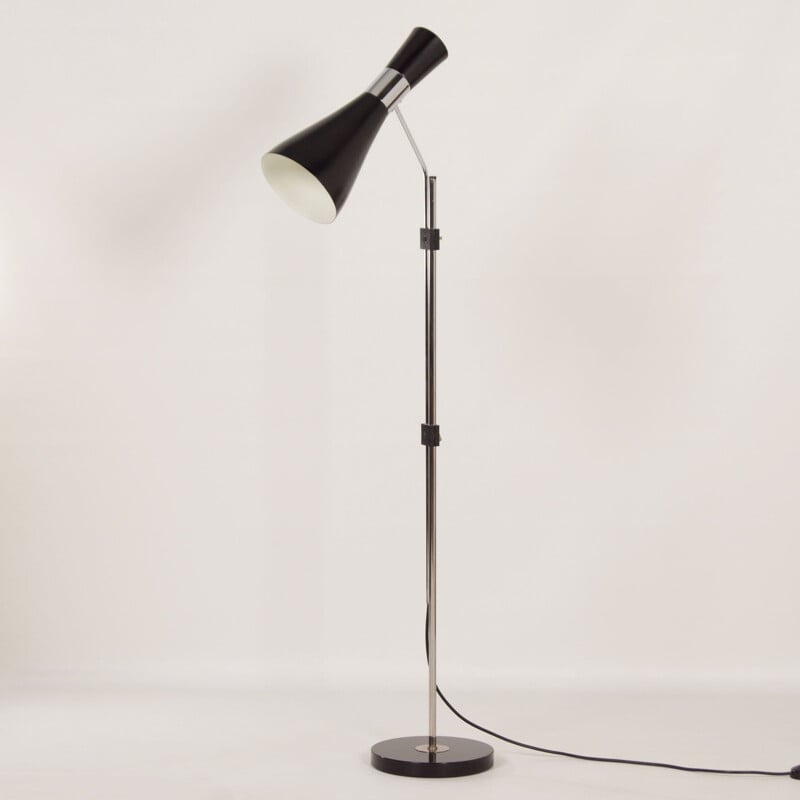 Vintage Diabolo floor lamp by Jo Hammerborg for Fog & Morup, 1960s