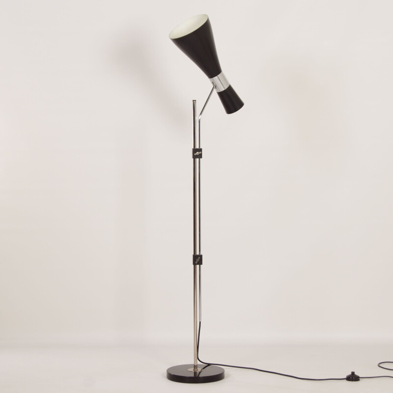 Vintage Diabolo floor lamp by Jo Hammerborg for Fog & Morup, 1960s